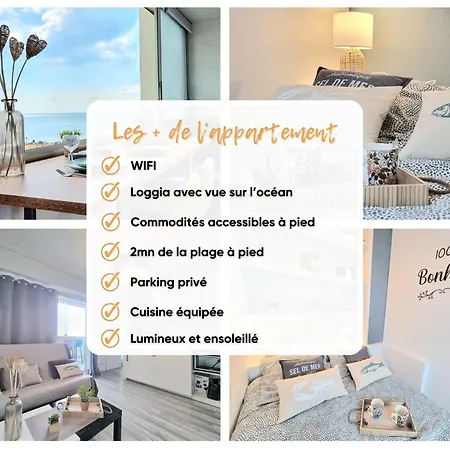 شقة Les Petits Becs , Joli T2 Vue Mer, Wifi, Parking *