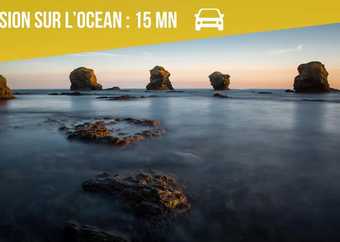 Les Petits Becs , Joli T2 Vue Mer, Wifi, Parking * Saint-Hilaire-de-Riez