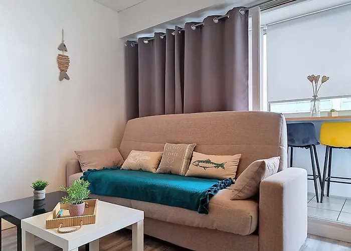 Les Petits Becs , Joli T2 Vue Mer, Wifi, Parking * Saint-Hilaire-de-Riez